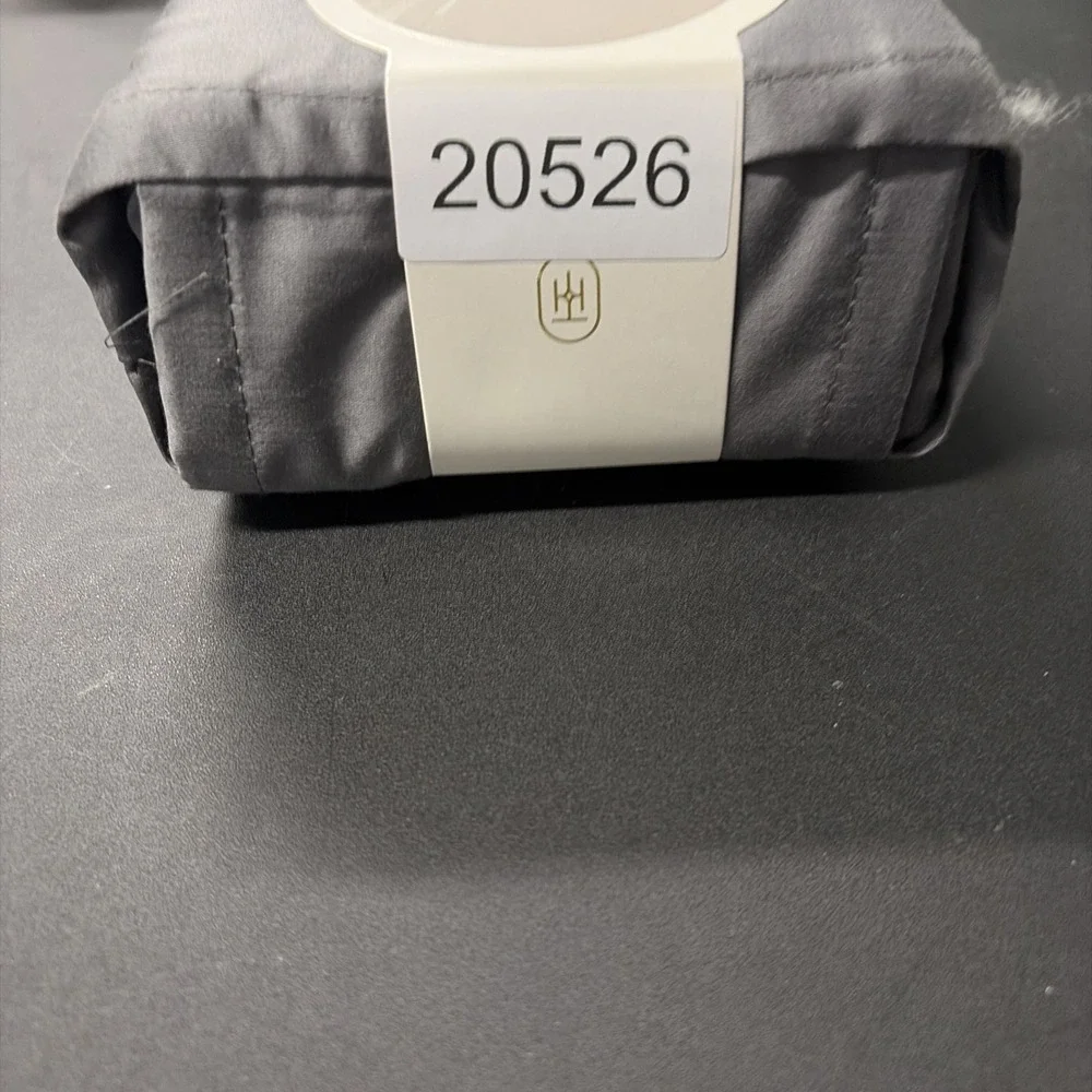 Full 400 Thread Count Performance Flat Sheet Dark Gray Threshold: Cotton 20526
